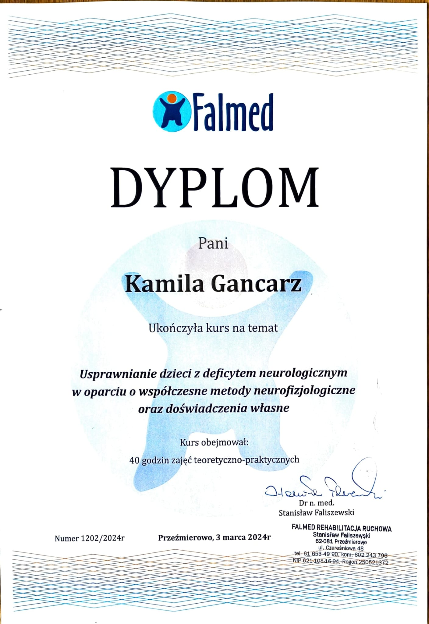 Usprawnianie dzieci z deficytem neurologicznym